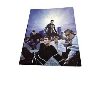 Westlife World Tour 2001 Booklet Concert